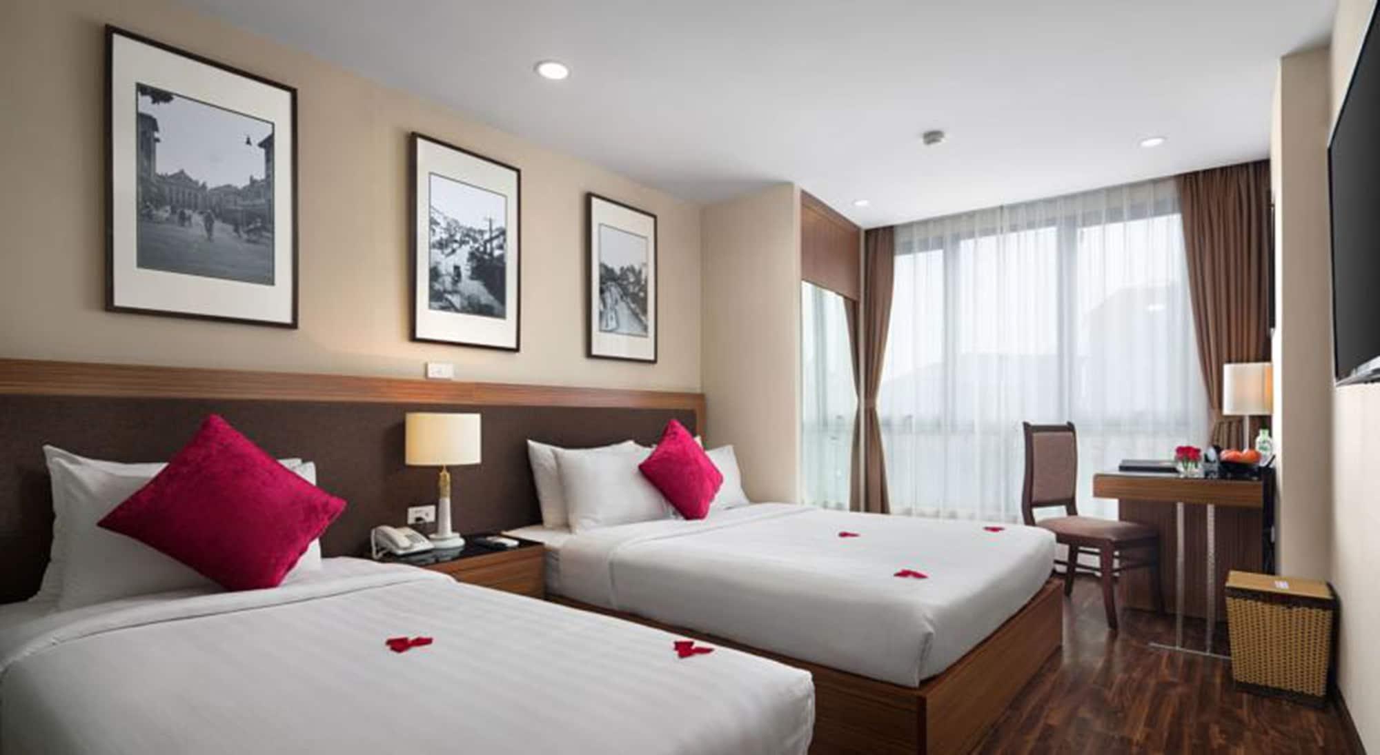 Golden Moon Suite Hotel & Travel Hanoi Zewnętrze zdjęcie