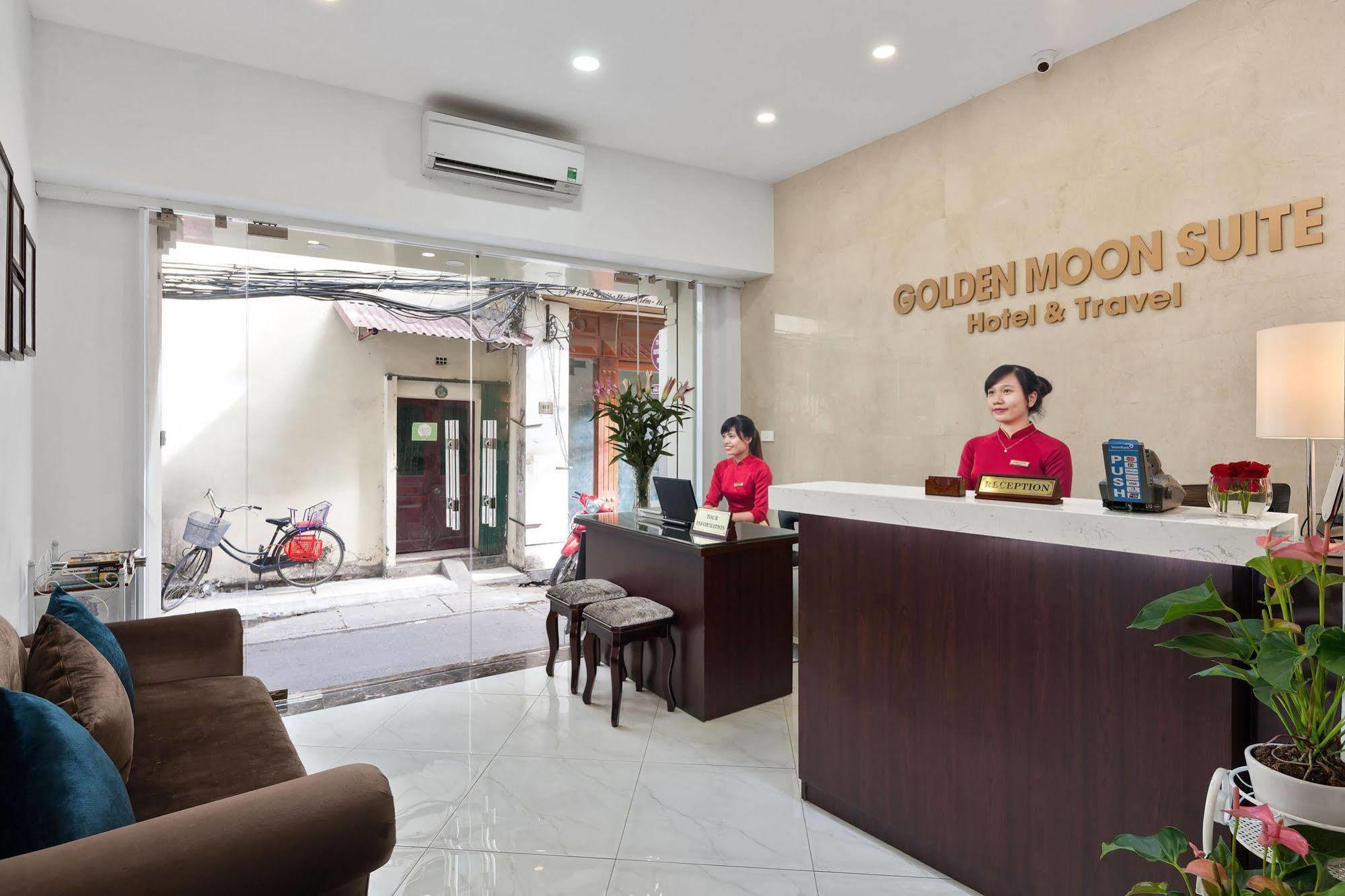 Golden Moon Suite Hotel & Travel Hanoi Zewnętrze zdjęcie